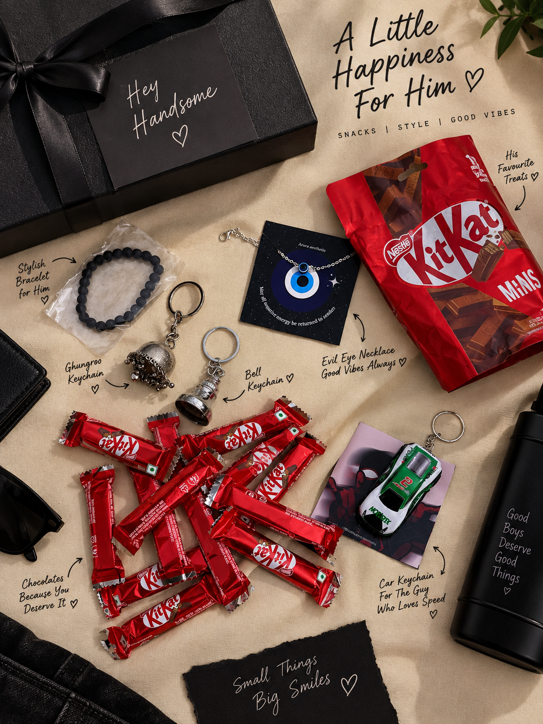 The “For Him” viral kitkat Hamper | Men’s Gift Box 🥹💌