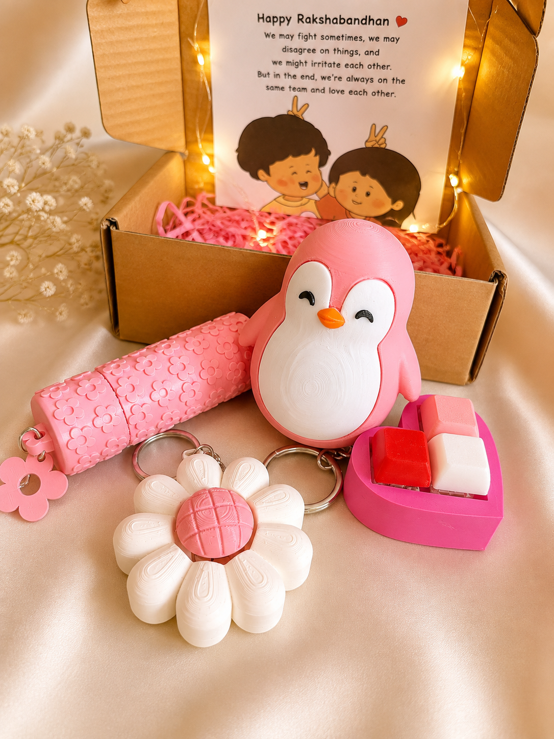Pink pookie rakhi hamper🎀🥹