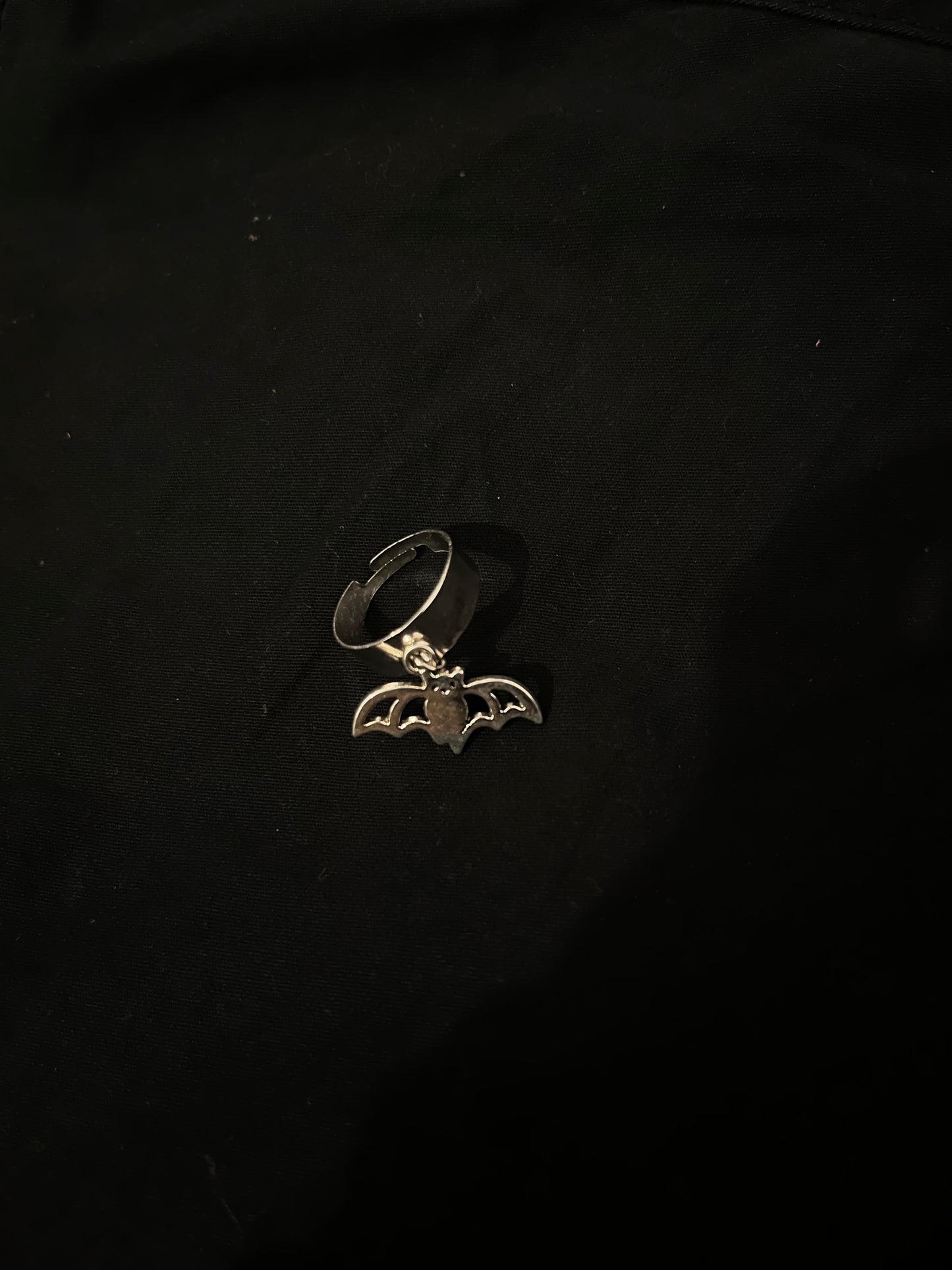 Batman character silver plated ring π¦ (ring is adjustable)