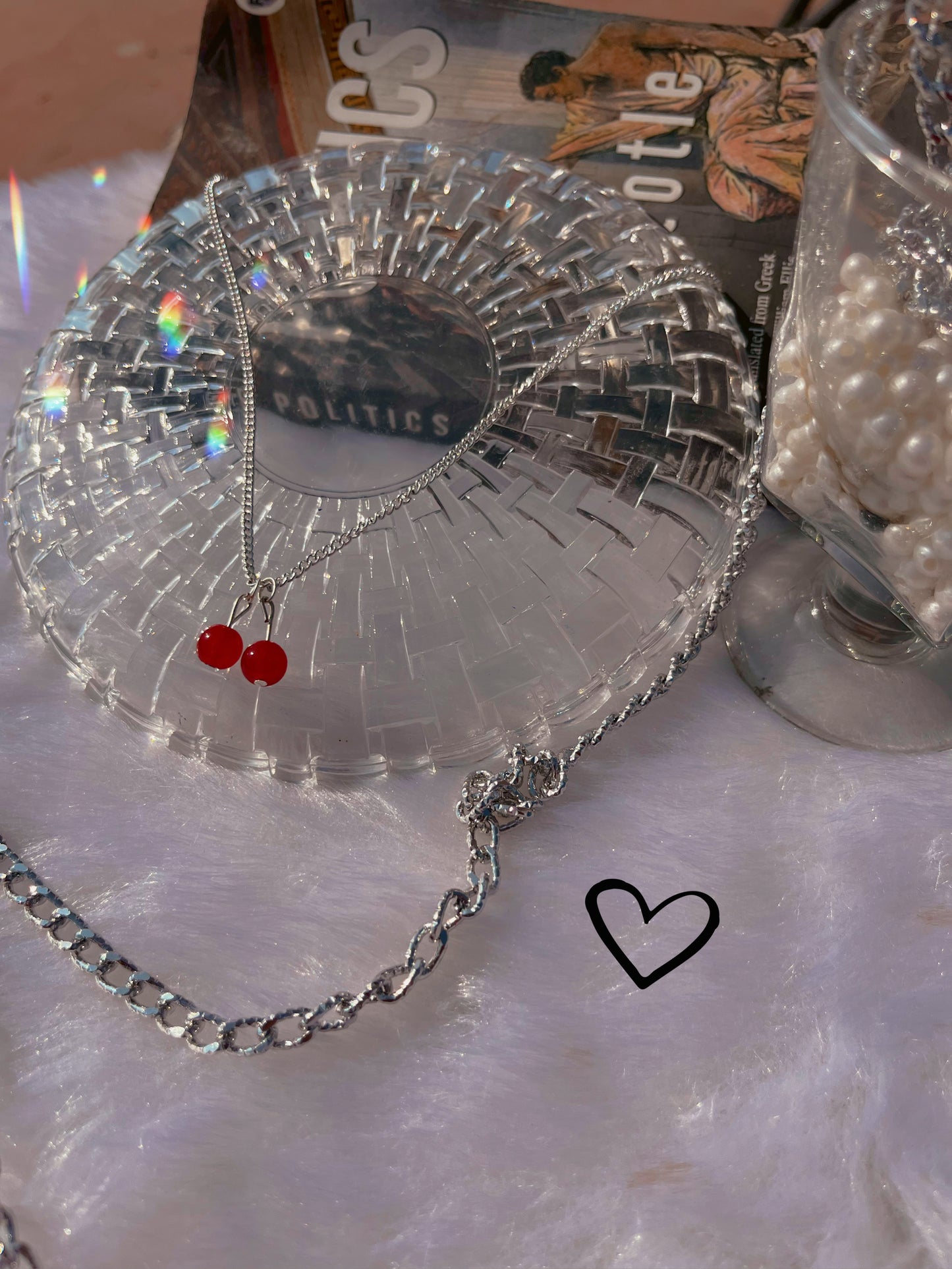 Cherry chain necklace
