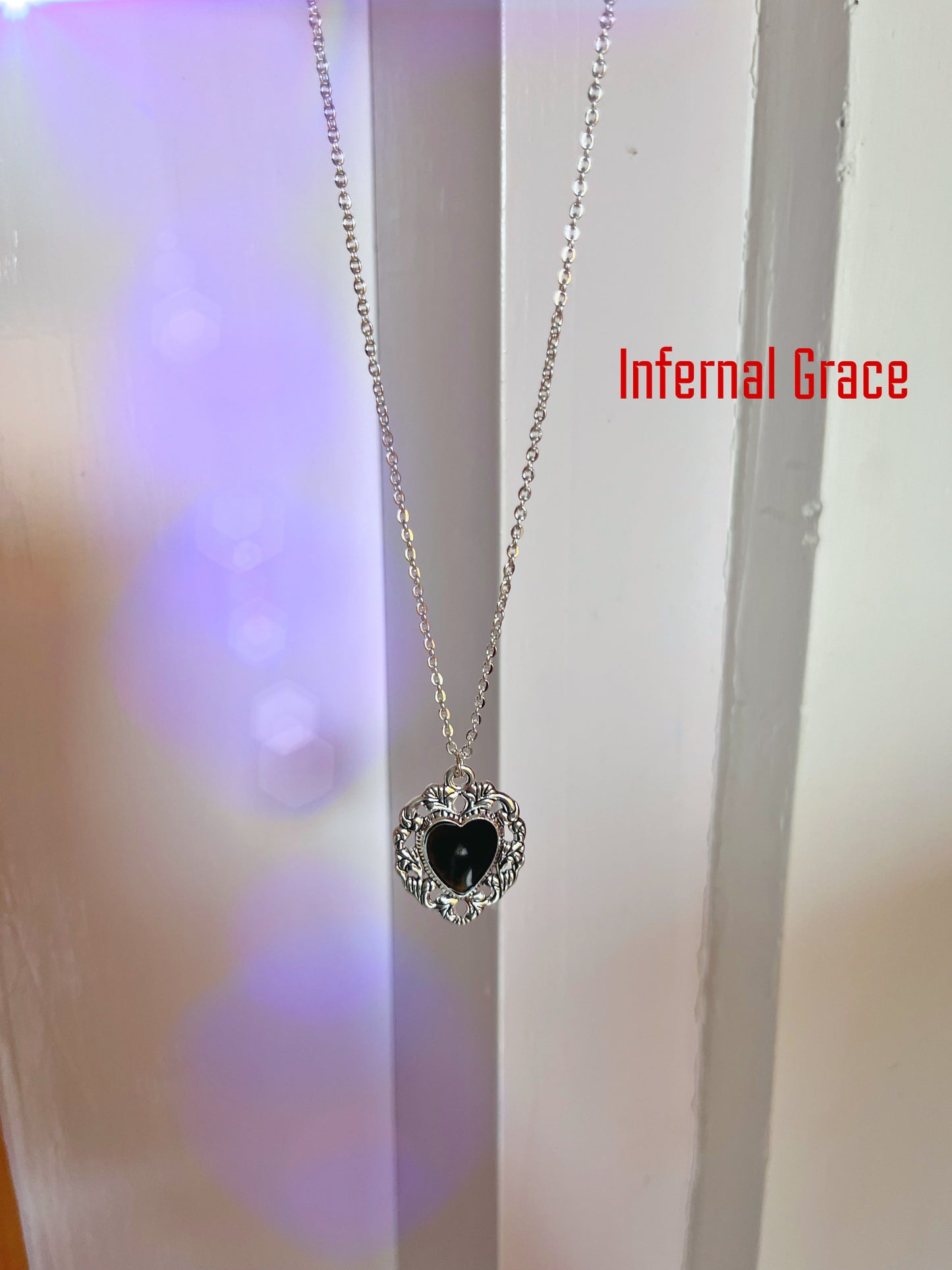 Infernal Grace bold necklace π€(Anti tarnish, baddie , unisex)