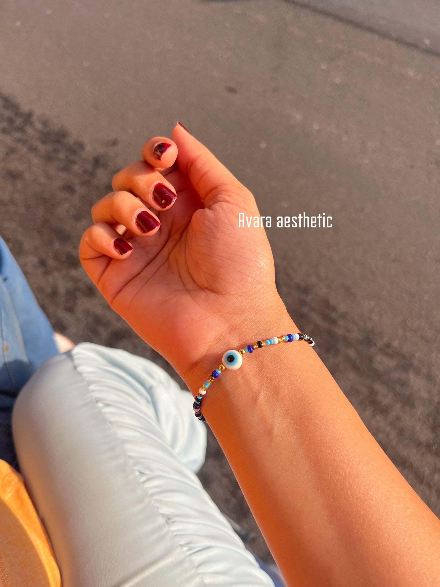 Evil eyes beaded bracelet 🧿