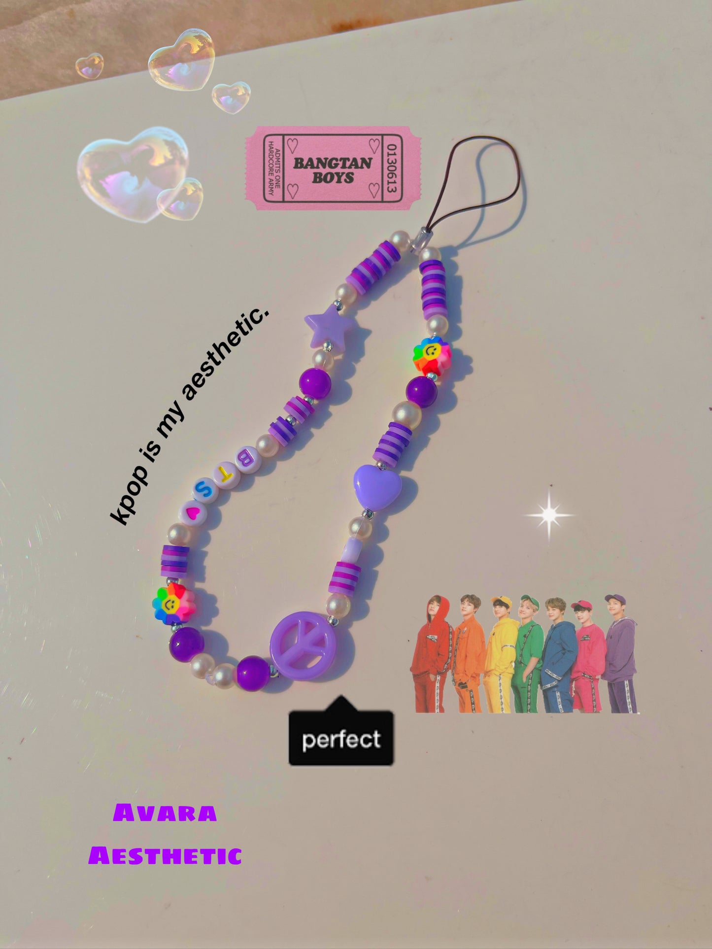 BTS theme phonecharm💜