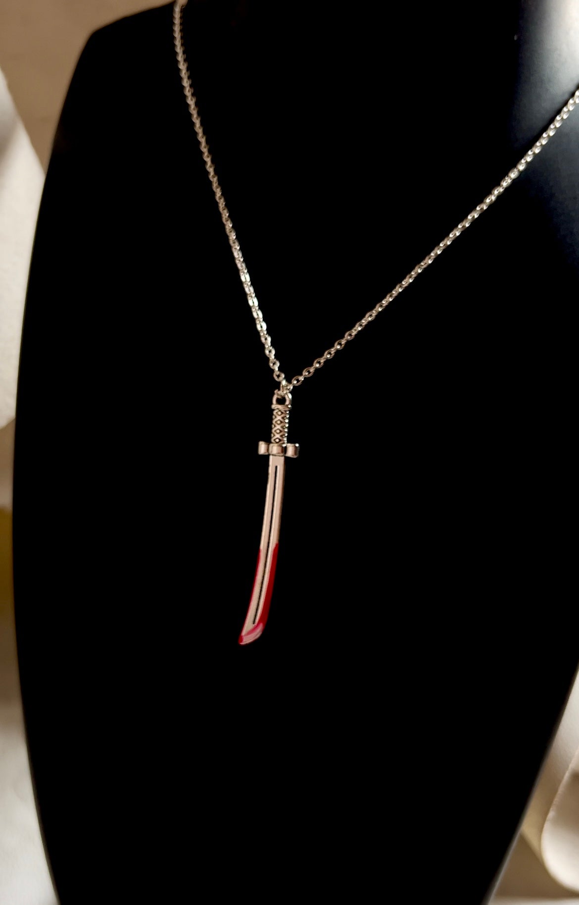 Blade of Akuma unisex necklace 🗡️ (Anti tarnish, unisex)