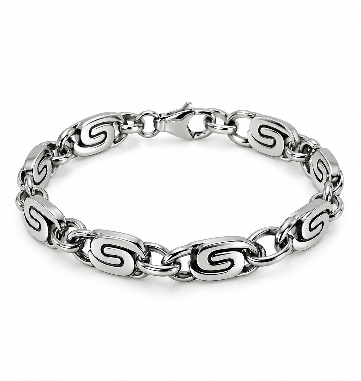 Sovereign Link BraceletššāØStainless steel base , heavy metal theme !