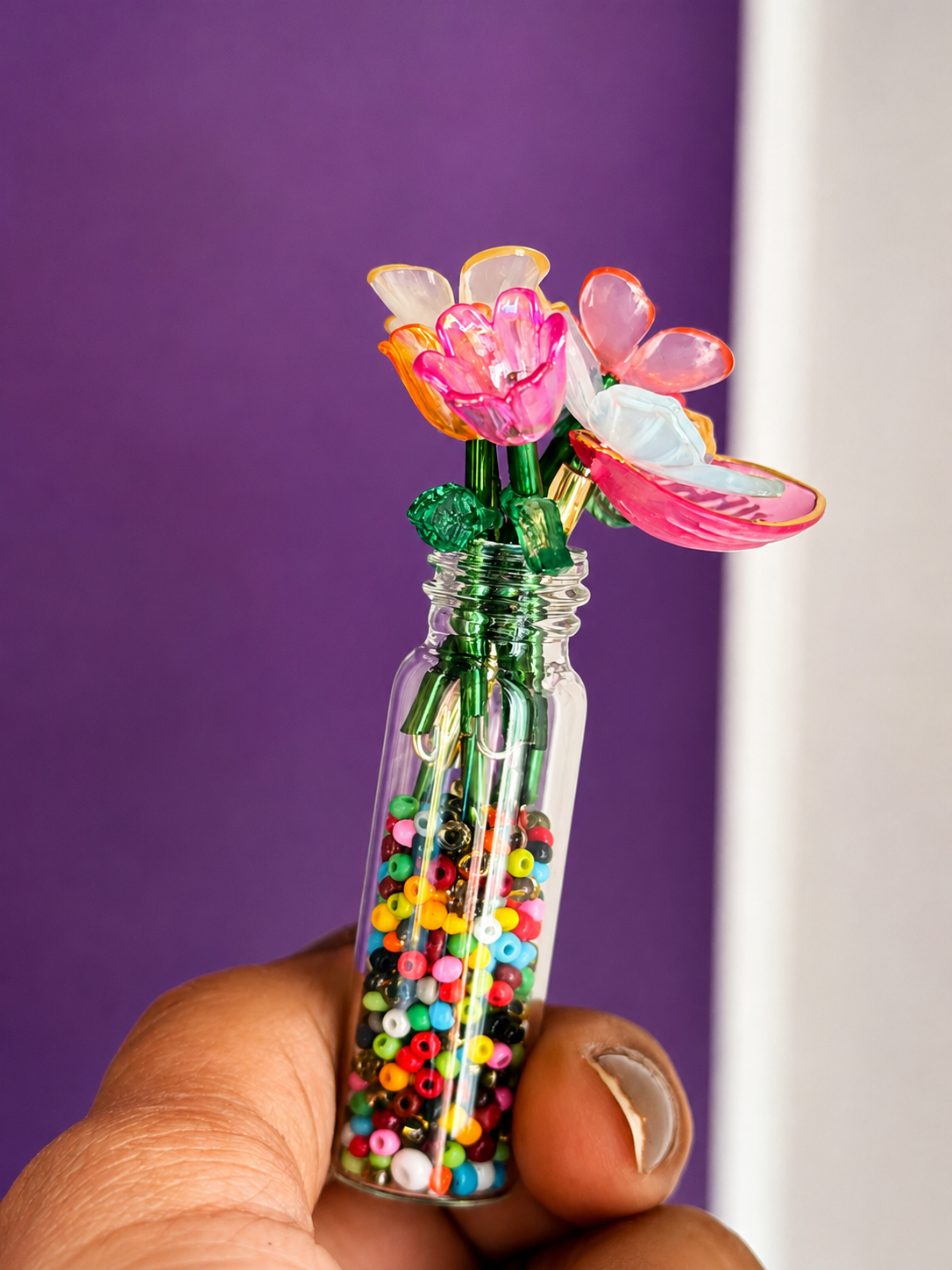 Bloom Bottle Mini Bouquet Charm 🌸