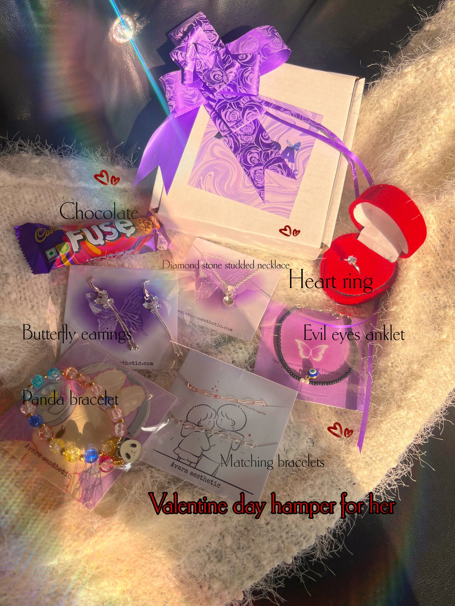 Valentine day special hamper for herπππβ€οΈ( consist of 7 products in a box) π₯Ή