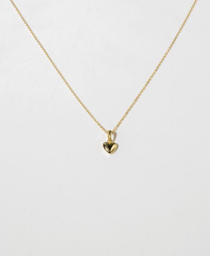 Golden heart chain necklace π
