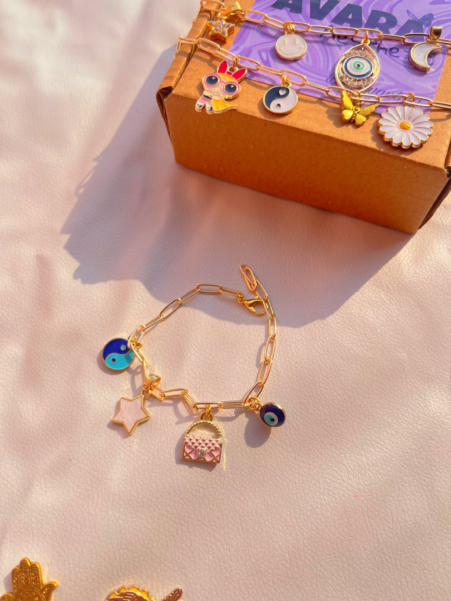 Charm theme bracelets🌸🎀🌷✨🌺(anti tarnish,adjustable) select from below