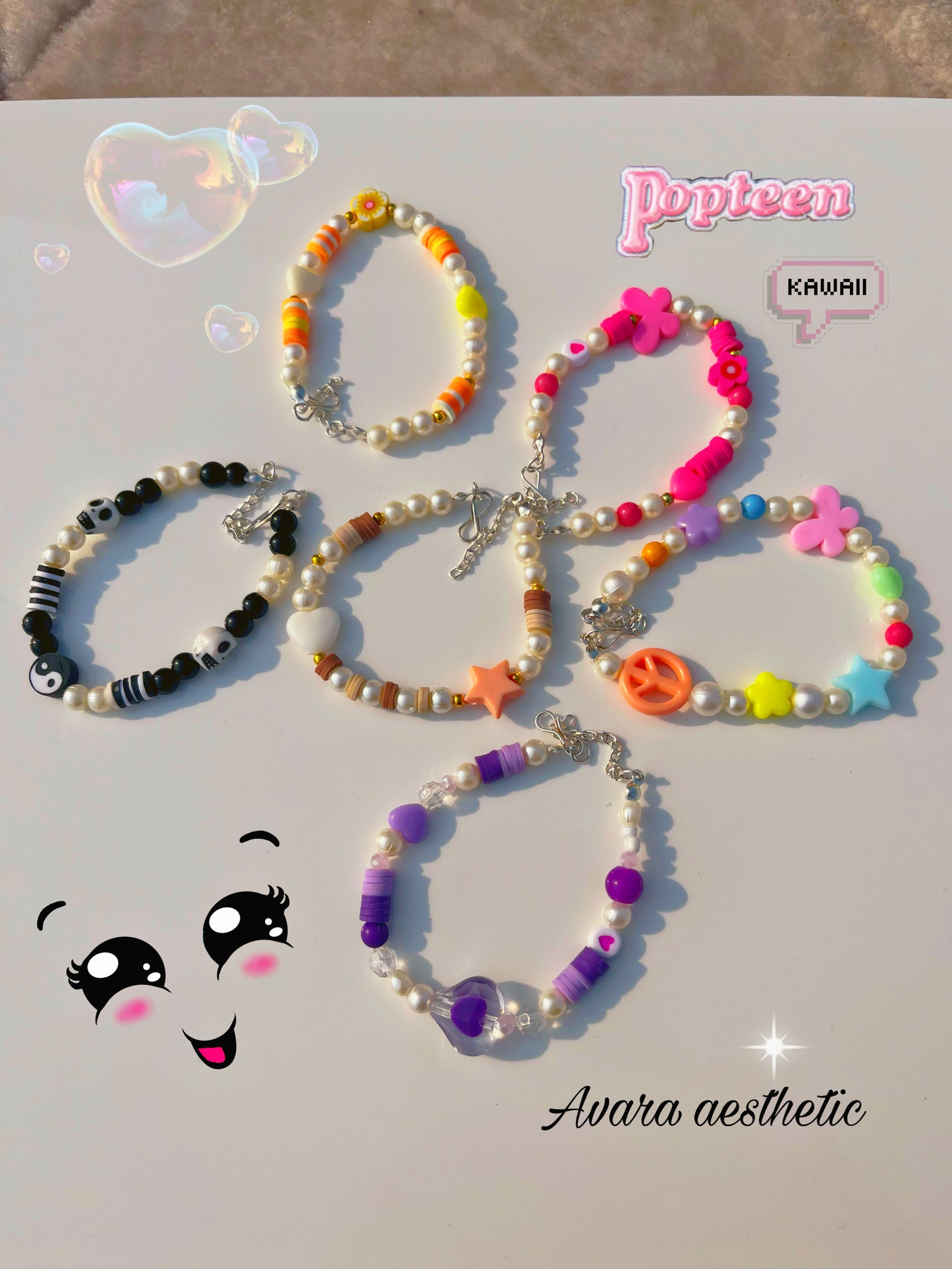 Skull black theme bracelet π