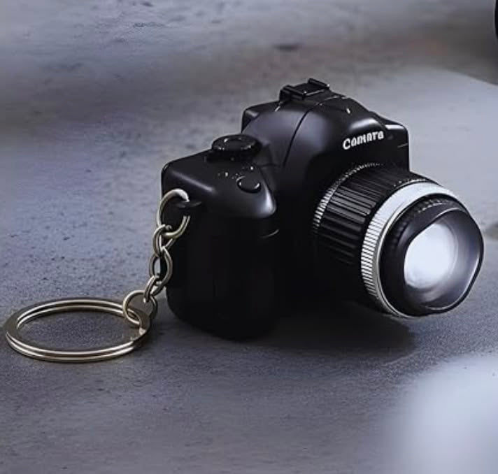 📸 Mini Camera Flash & Click Sound Keychain📸💖