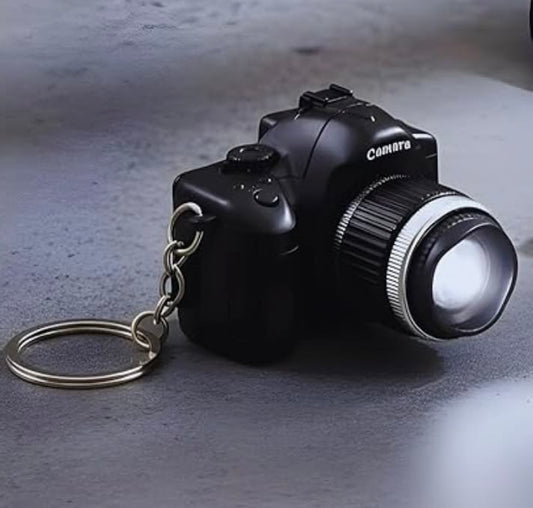 📸 Mini Camera Flash & Click Sound Keychain📸💖