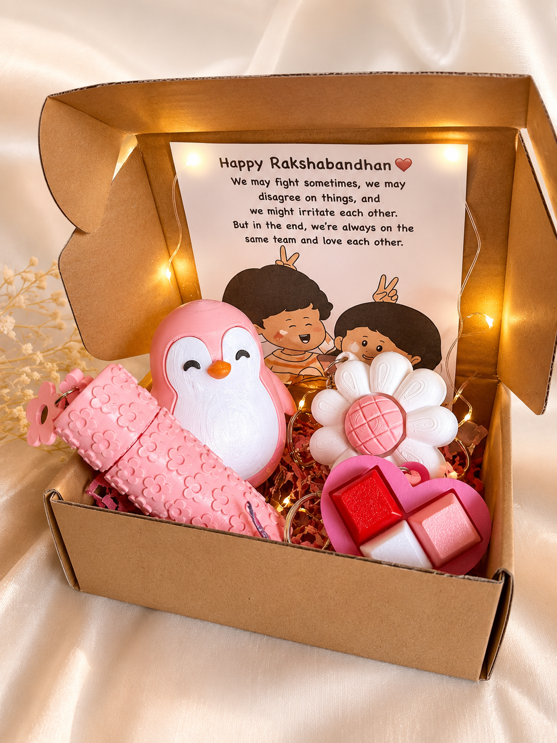 Pink pookie rakhi hamper🎀🥹