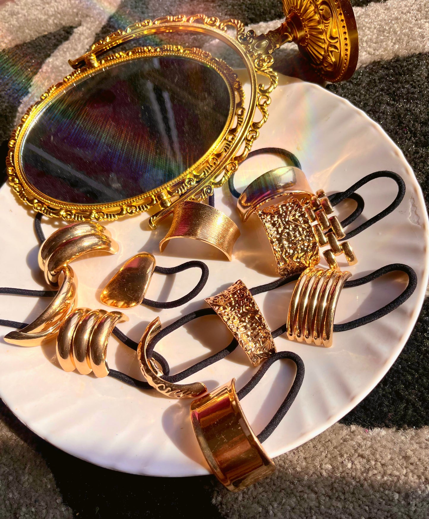 Viral goldplated hair cuff tie ( anti tarnish | waterproof)✨💖