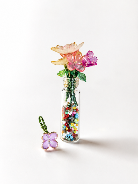 Bloom Bottle Mini Bouquet Charm 🌸