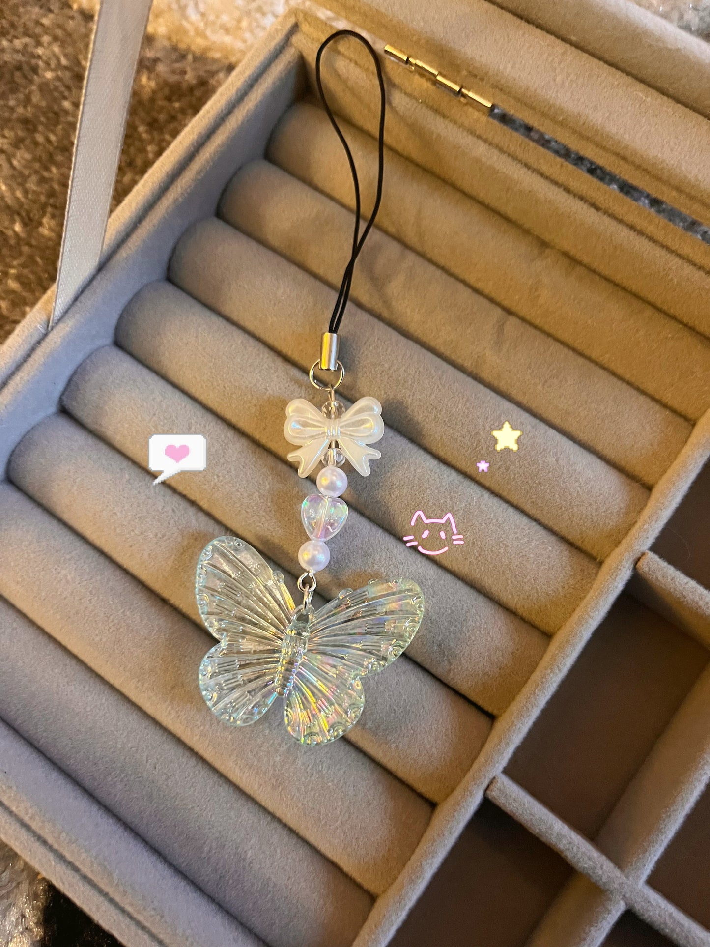 Butterfly~core phonecharms 🐸🦋🎀