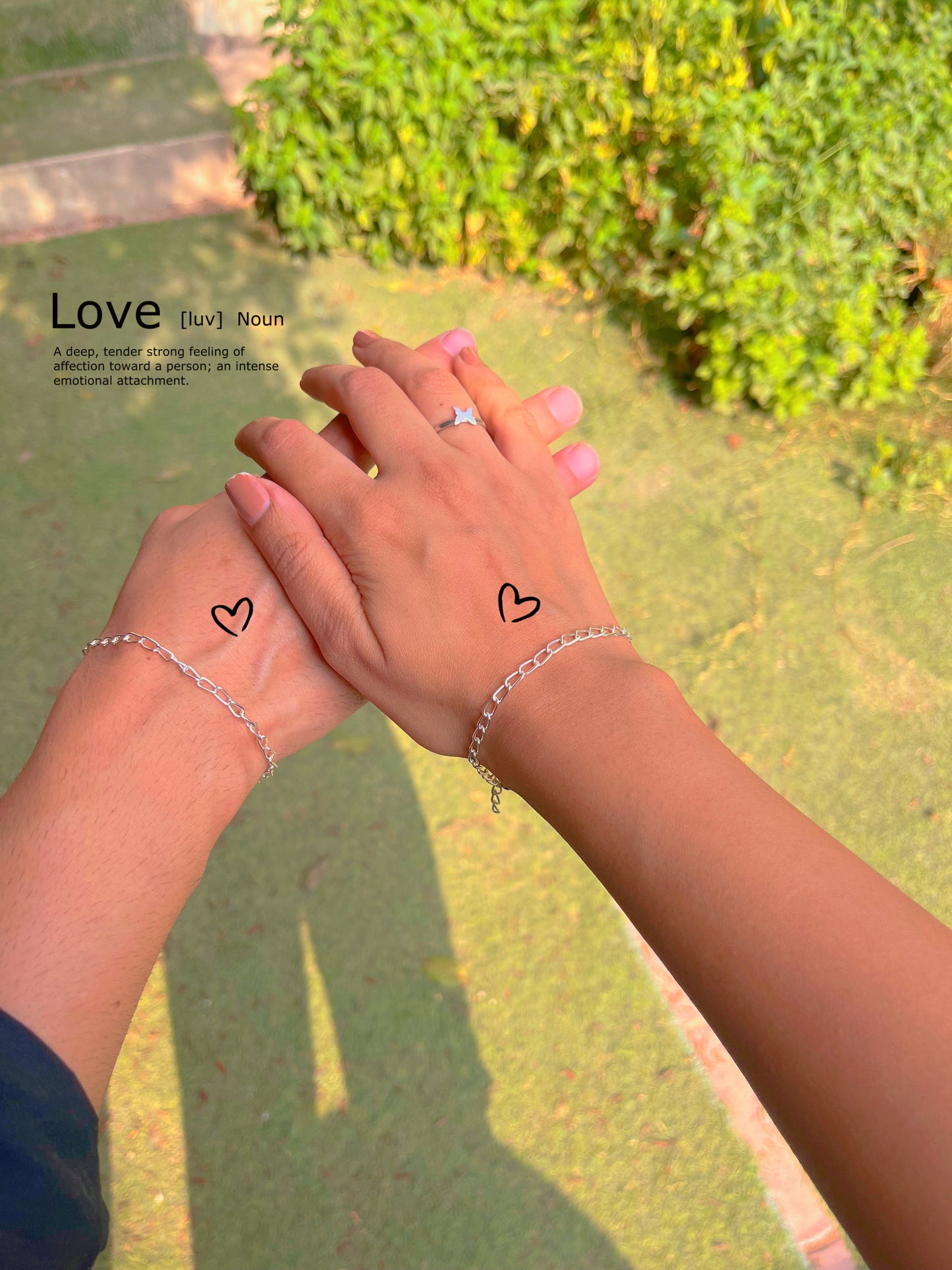 Minimal pookie bracelets for couples ♥️🎀(pair of two silver chain bracelets as shown will be there in photos) Minimal| adjustable | pookie