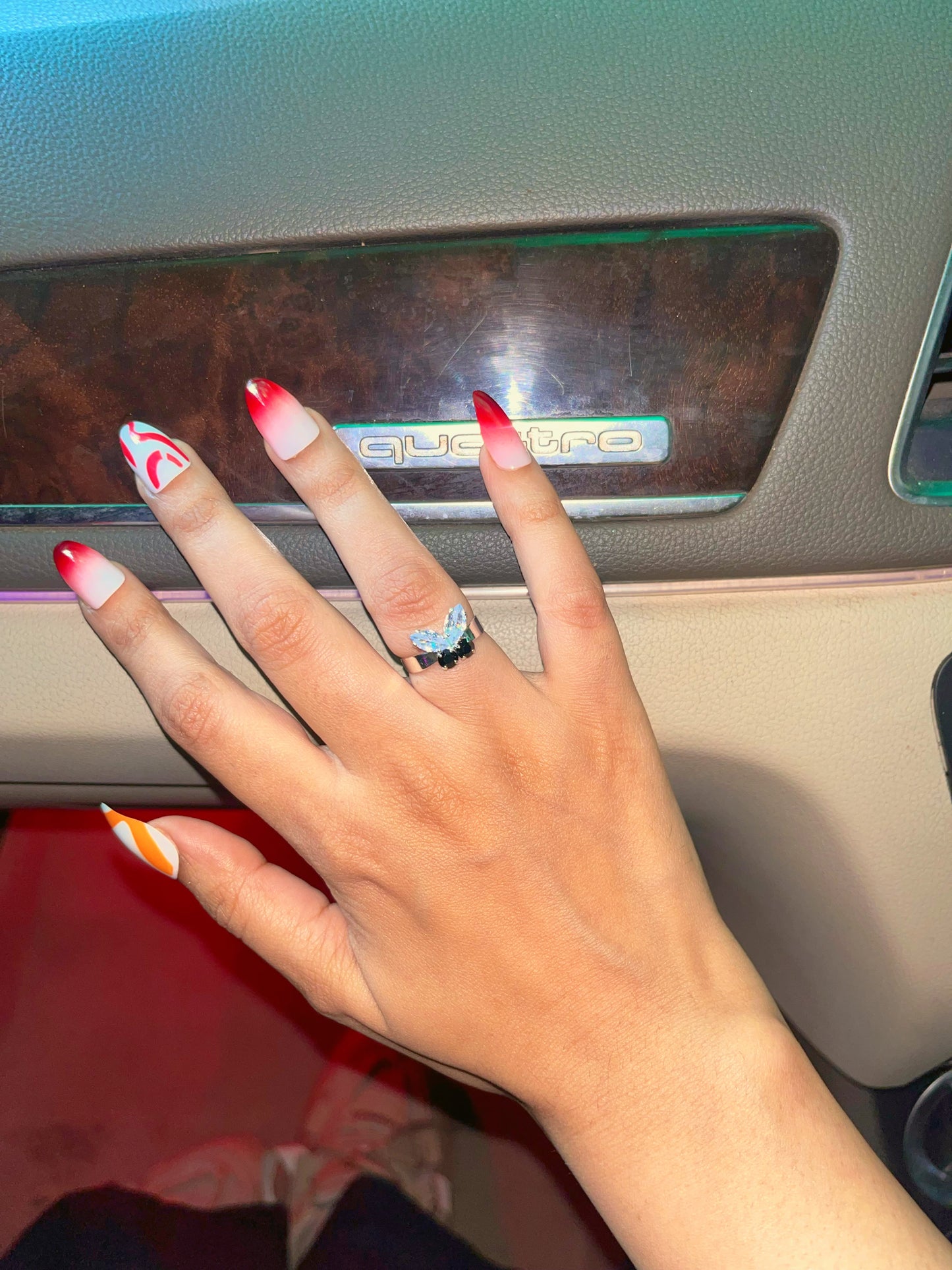 Butterfly AD diamond ring 💍🦋