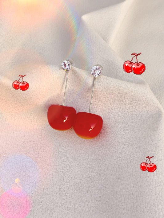 Viral cherry bomb earrings🍒