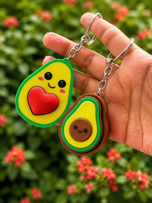Avocado Pop-It Clicker Keychain🥑