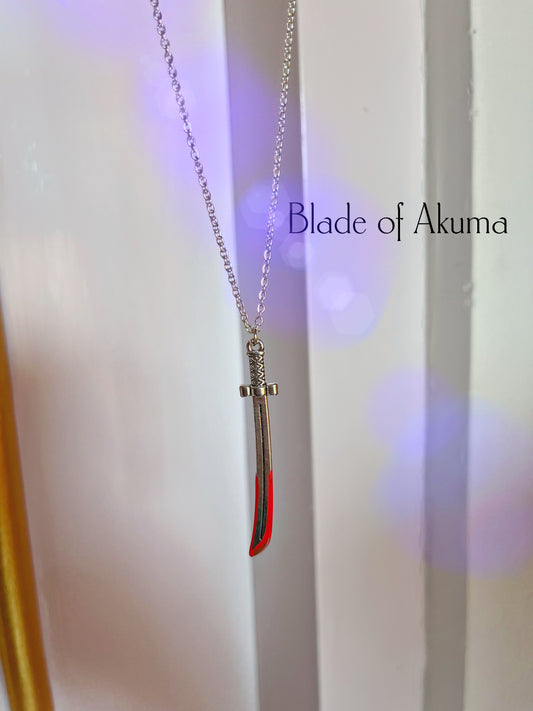 Blade of Akuma unisex necklace 🗡️ (Anti tarnish, unisex)