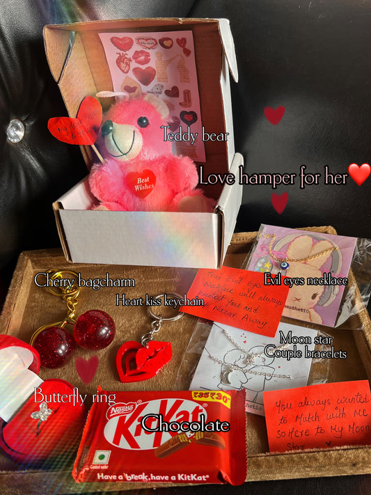 Love hamper for her ❤️💝 valentine day special hamper especially customized and curated for her💌