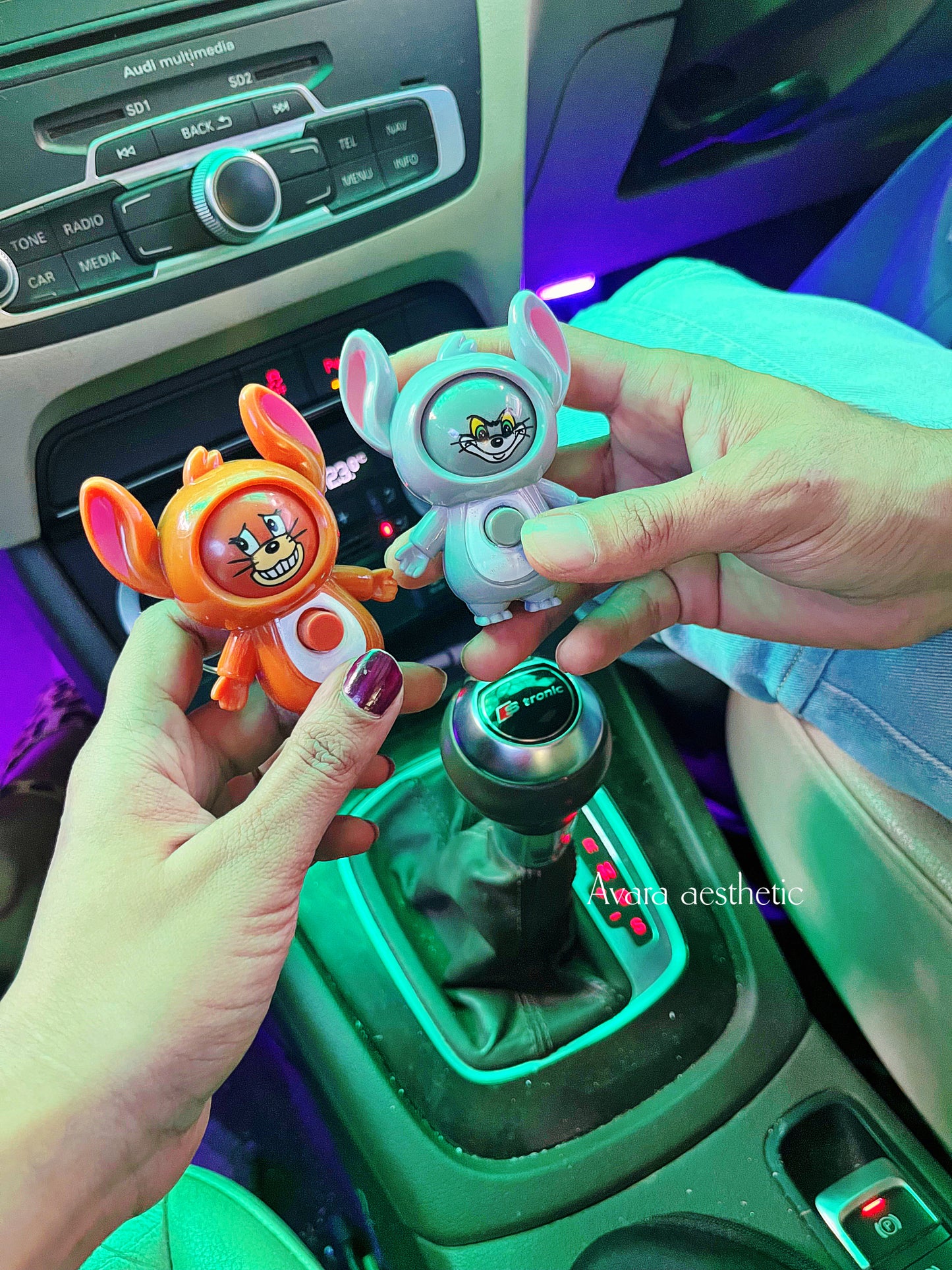 Tom jerry face changing rotatable keychains (set of both pair as shown)😸🐭♥️🥹