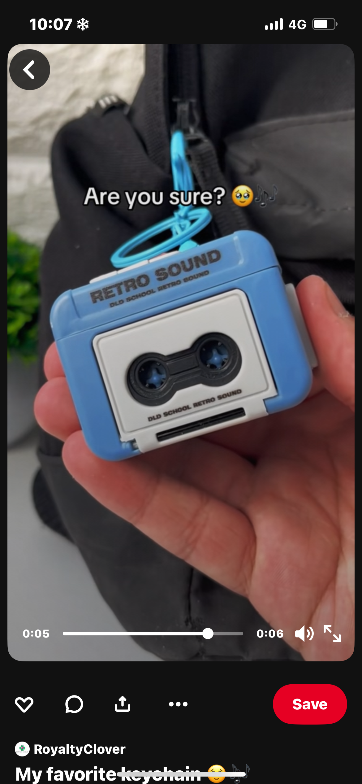 Retro Voice Recorder Keychain – Record Your Voice Memory Gift
♥️📼🎙️❤️‍🩹
