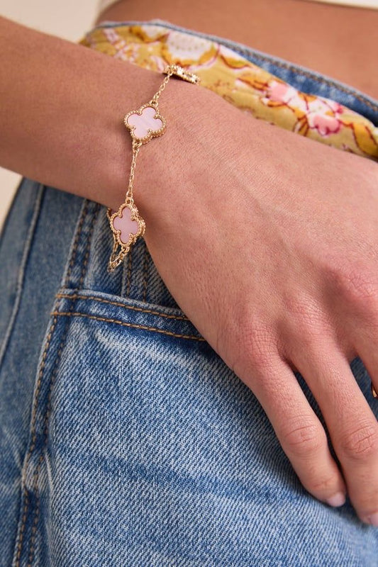 Lavender pink clover vancleef bracelet 🎀