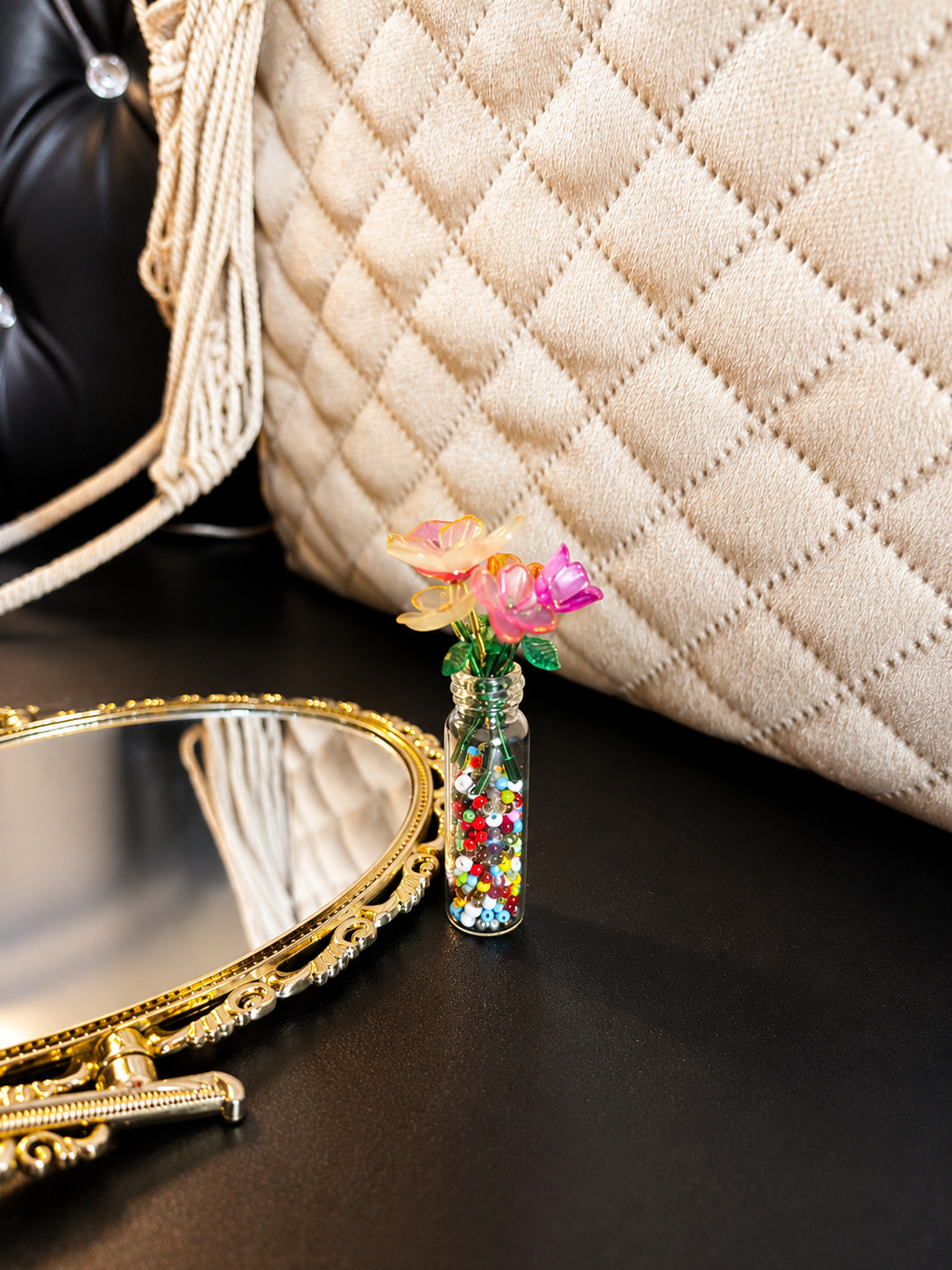 Bloom Bottle Mini Bouquet Charm 🌸