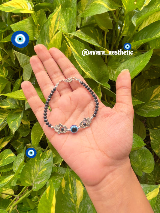 Hamsa theme nazar bracelet