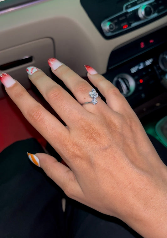 Gorgegia silver plated ring for her♥️