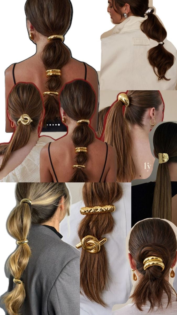 Viral goldplated hair cuff ties ( Anti tarnish | waterproof) 💝✨