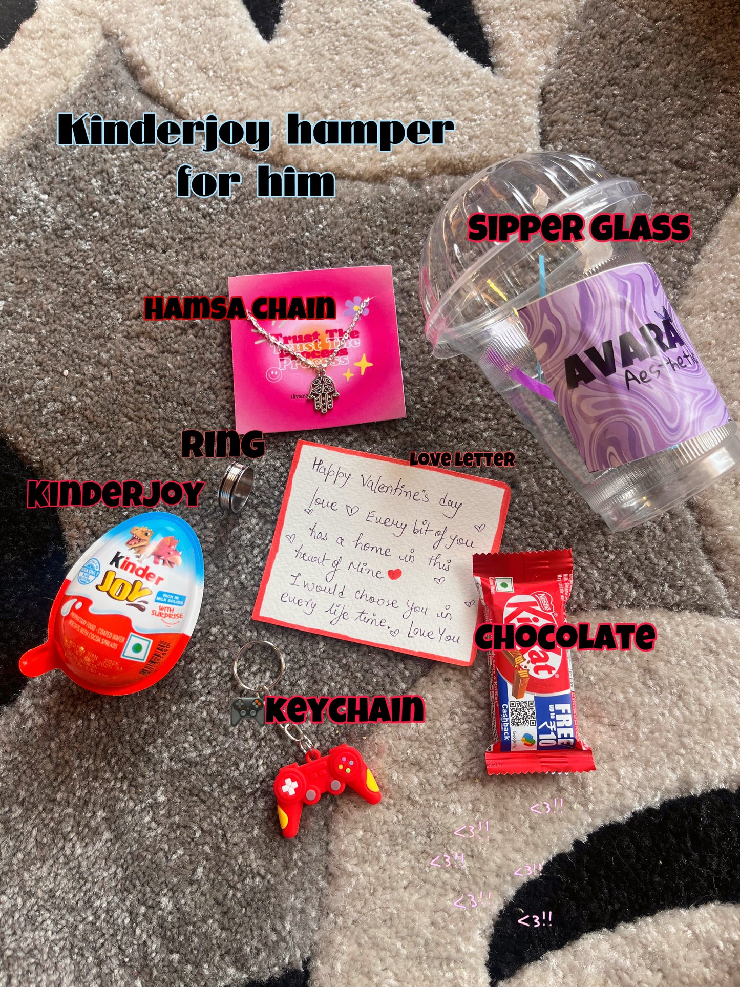 Kinderjoy theme hamper for him 💝🎁