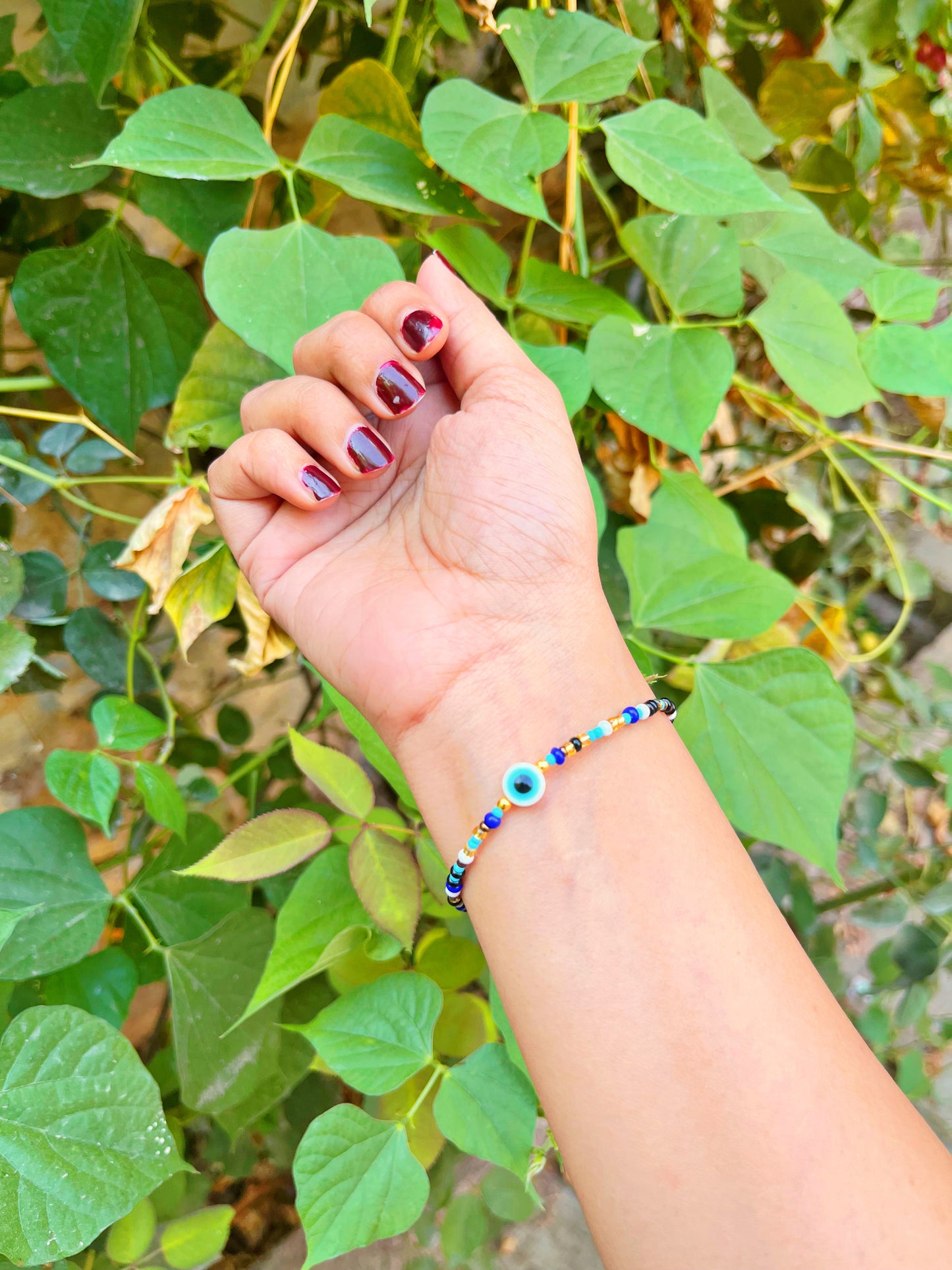Evil eyes beaded bracelet 🧿
