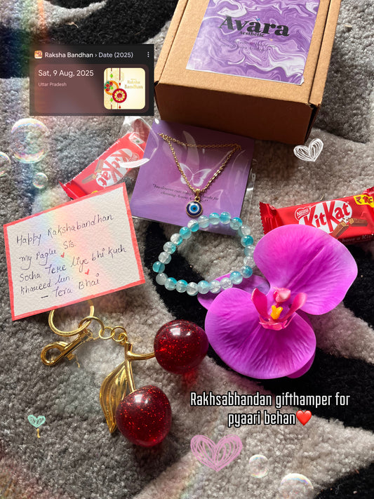 Rakshabhandan gifthamper for pyaari behan ❤️😍 ( consist of 6 items as shown)