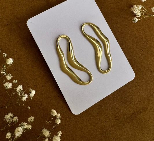 Irish gold plated earrings ✨(Anti tarnish, waterproof)