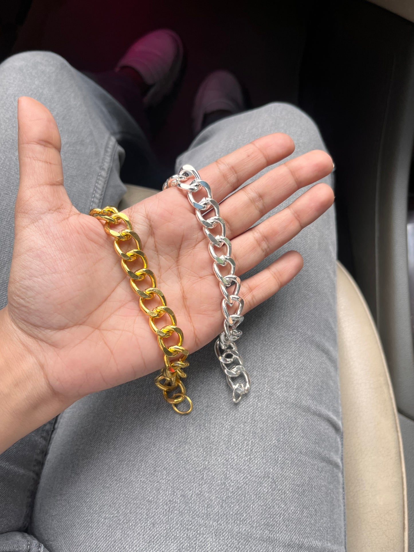 Silver “avici” chain bracelet for guy🤤 cuban chains 🔗 anti tarnish | stainless steel bracelet