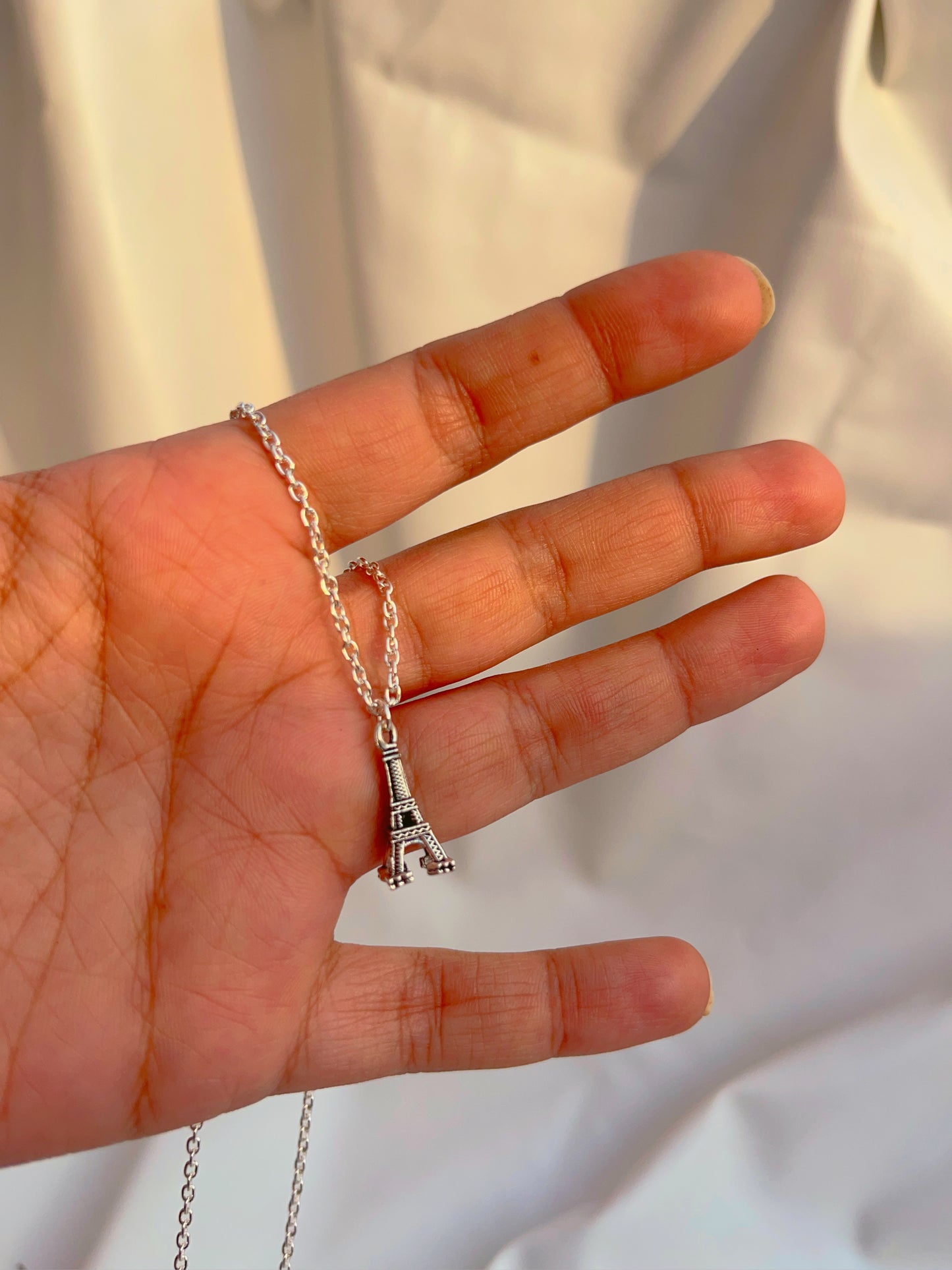 Eiffel tower theme chain necklace 🗼