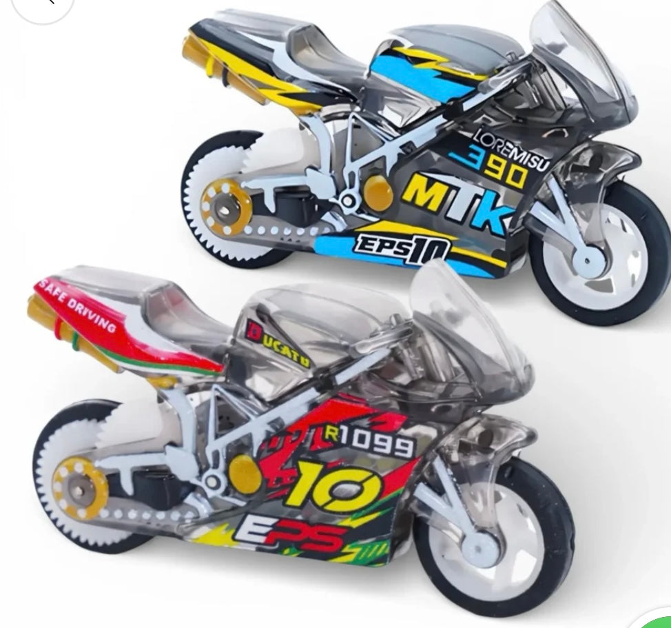 MotoSpark LED Bike Keychain ✨🏍️ tiny bike crazy ⚡️sparks