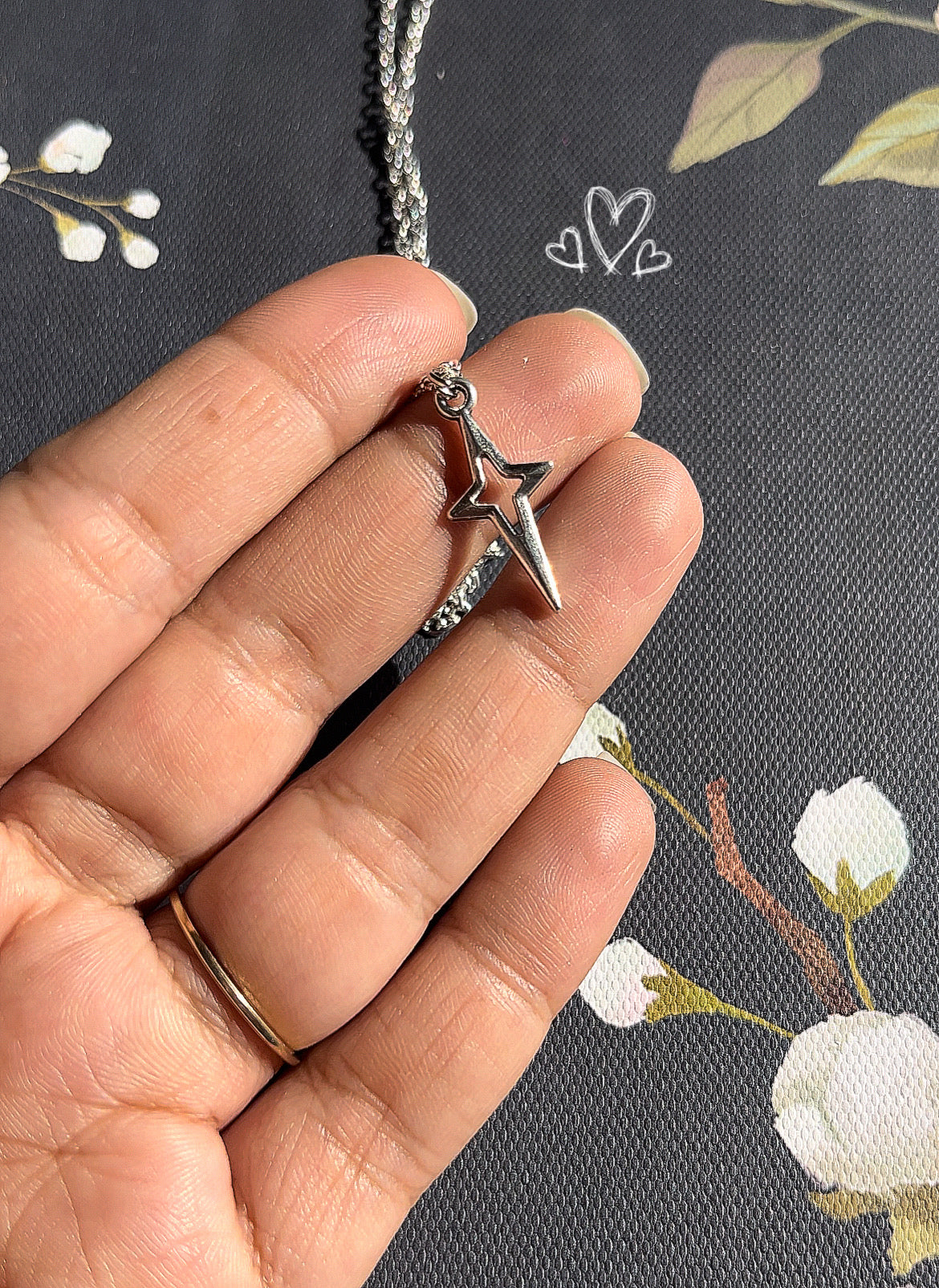 Silver titan 🌟charm necklace genz vibes