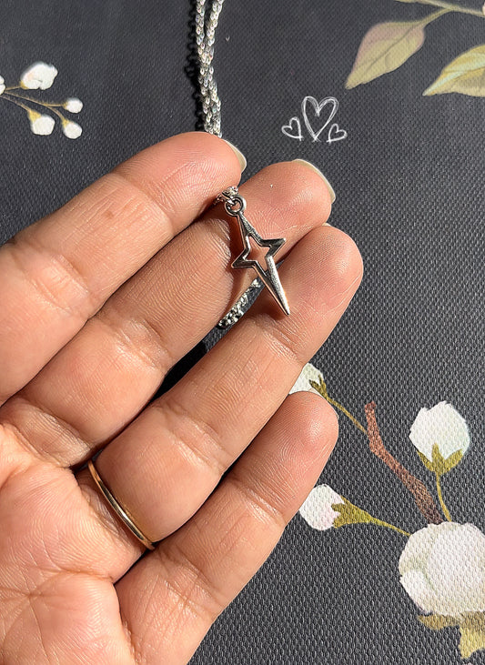 Silver titan 🌟charm necklace genz vibes