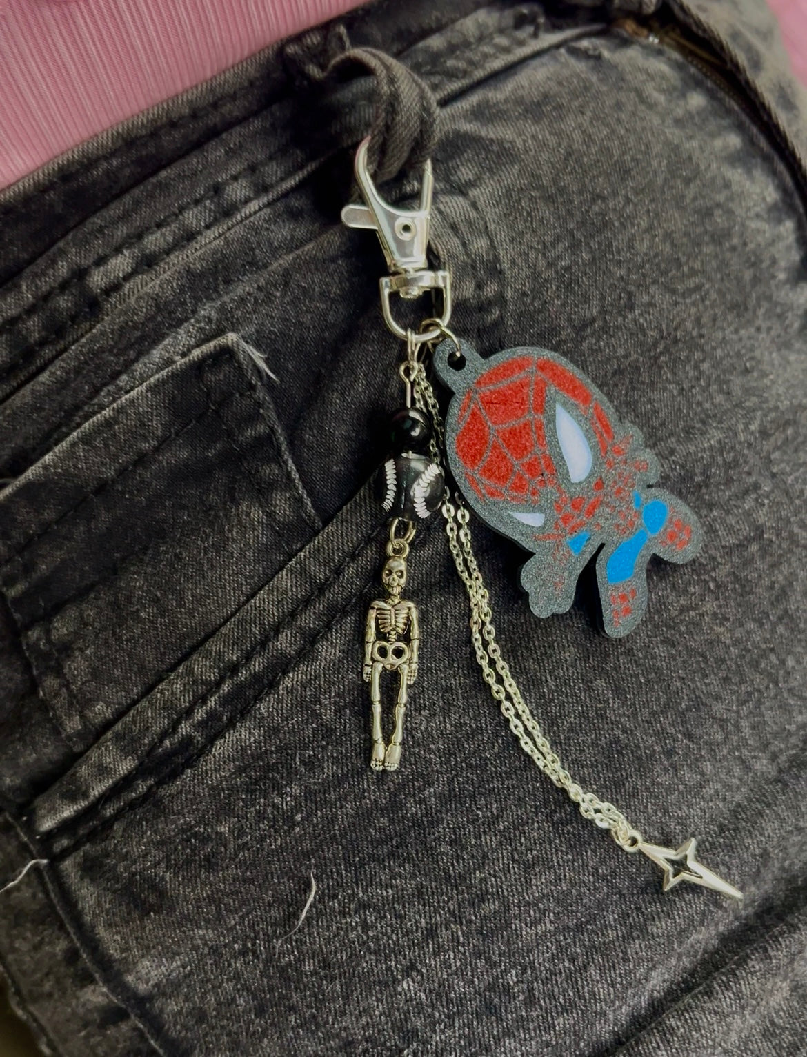 Spiderman theme jeancharms 🕷️🕸️