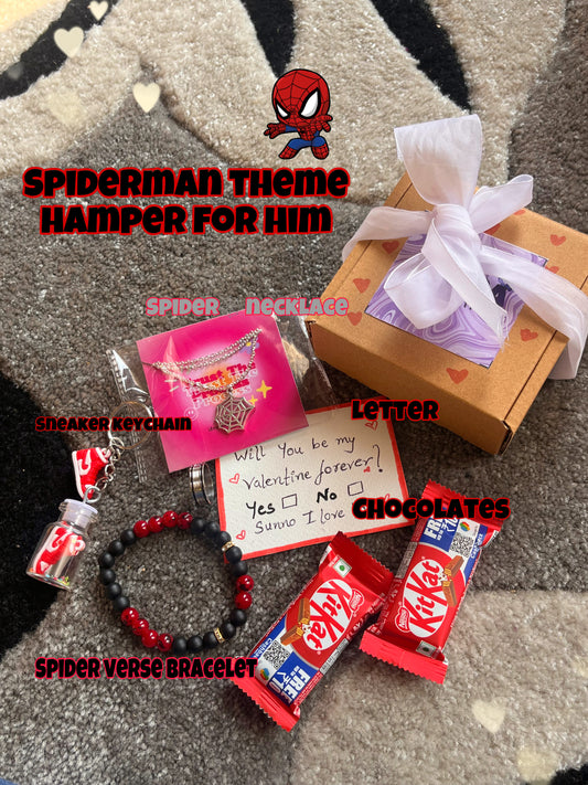 Spider man theme hamper for him 🎁💝