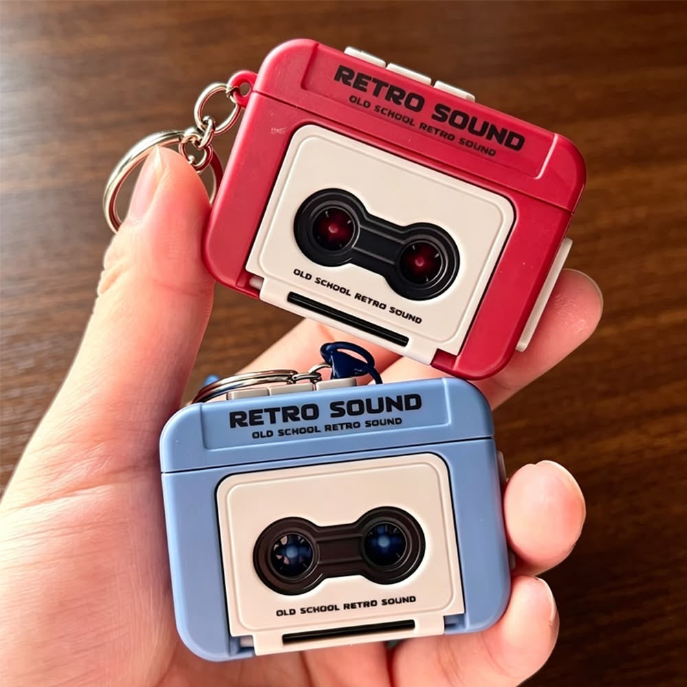 Retro Voice Recorder Keychain – Record Your Voice Memory Gift
♥️📼🎙️❤️‍🩹 Record Your Own Voice in Seconds — Super Easy to Use!
Just press the button, record your message, and your loved one can replay it anytime 💌✨