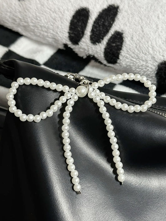 Pearl bow bagcharm / phonecharm 🎀💌