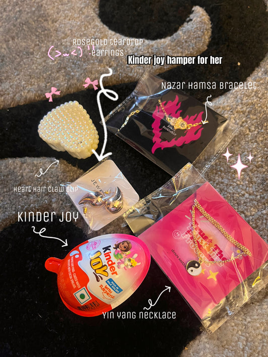 Viral Cute kinder joy theme love hamper for her 🎁💌🎀🦋🌺😍