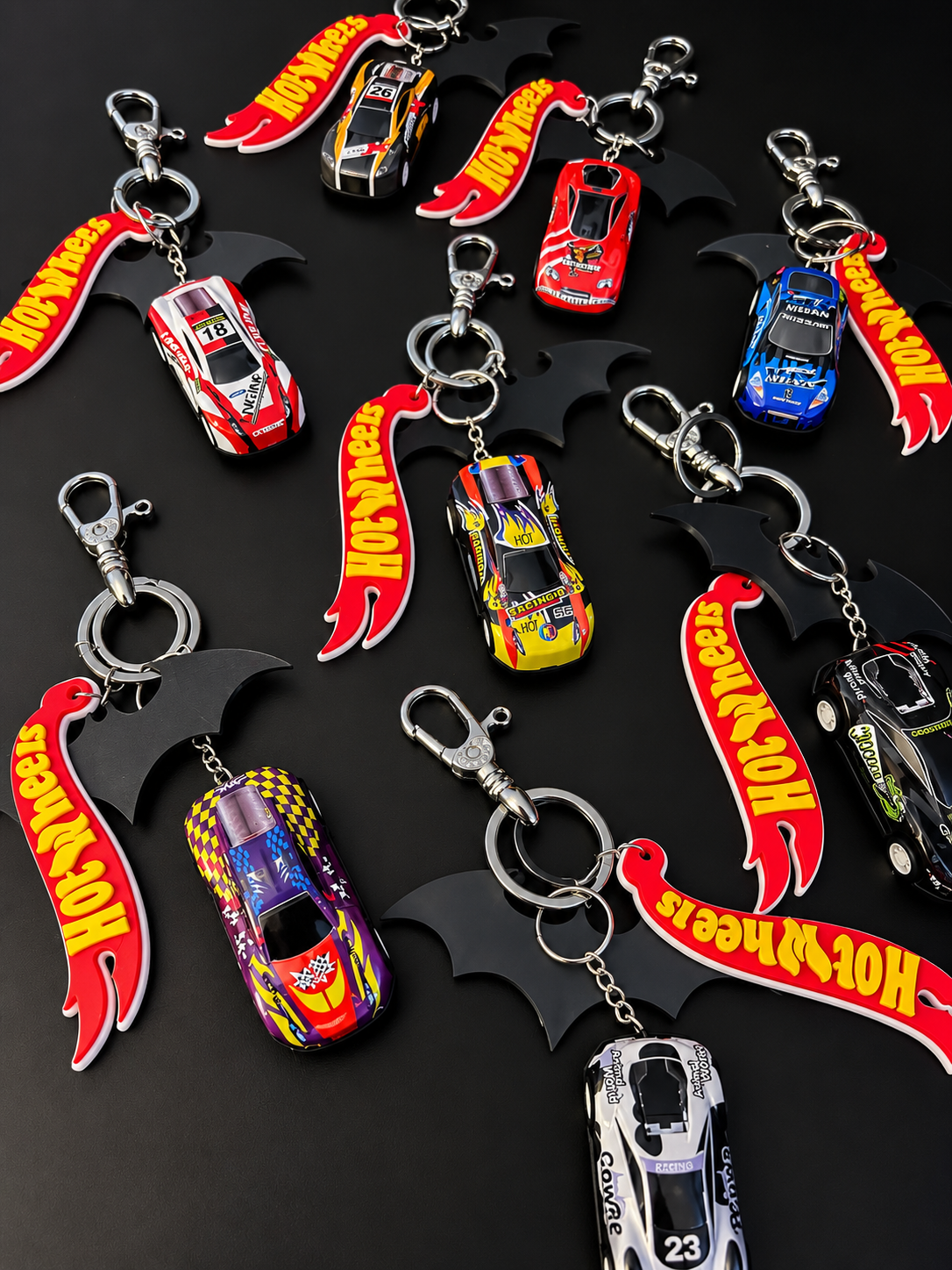 Hot Wheels × Batman Car Keychain | Random Car Design🔥🦇🏎️ “A little speed, a little Batman — and a whole lot of attitude. 🏎️🦇