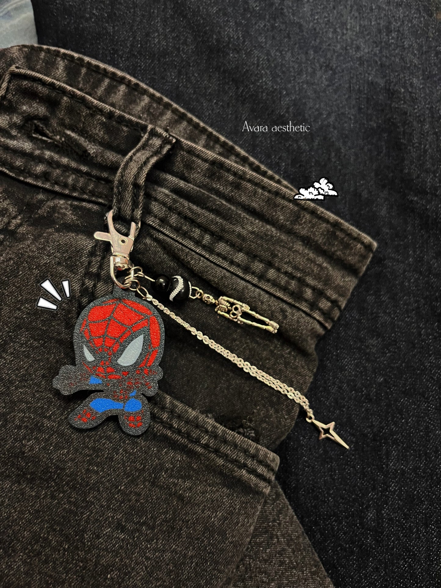 Spiderman theme jeancharms 🕷️🕸️