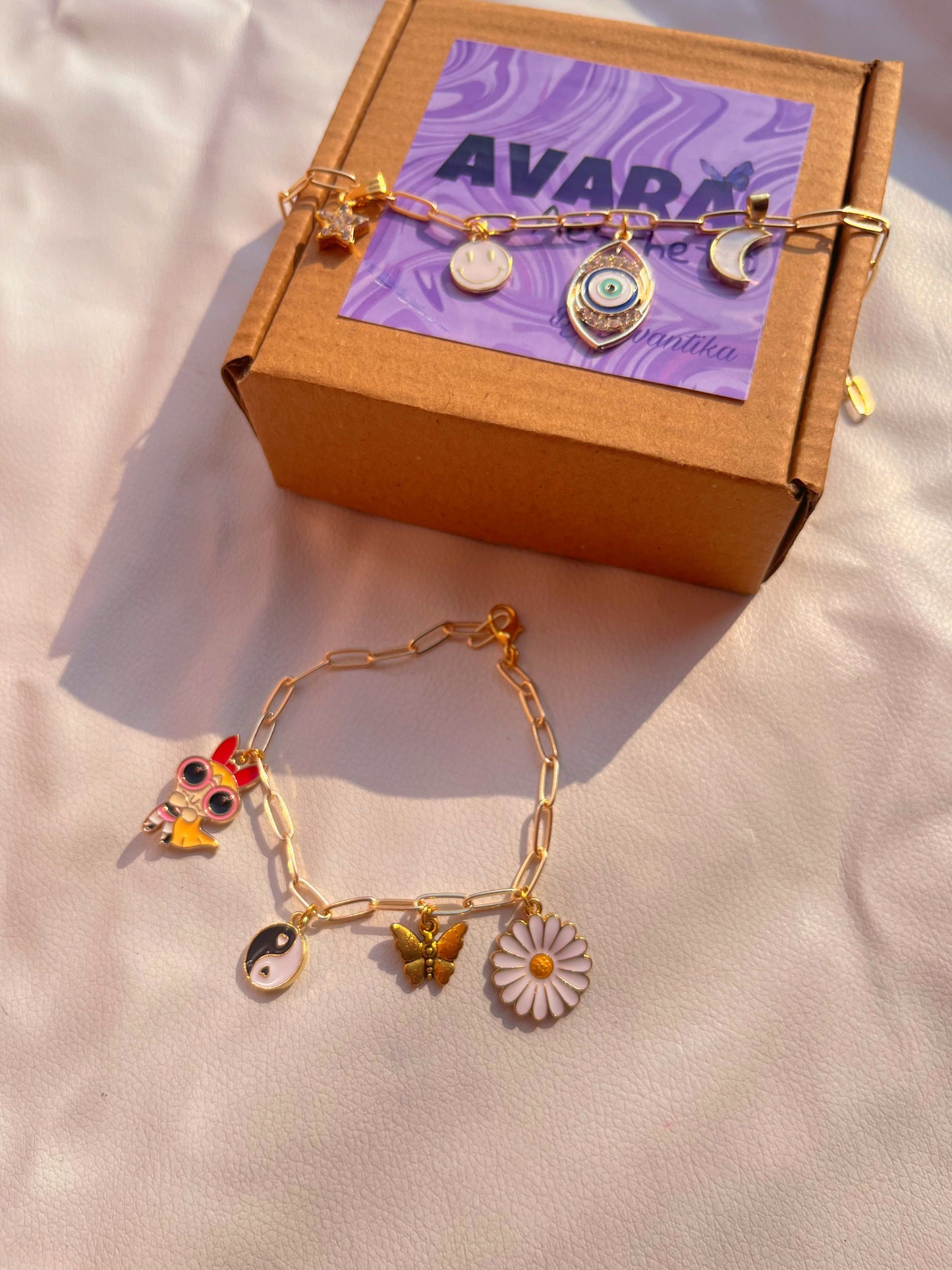 Charm theme bracelets🌸🎀🌷✨🌺(anti tarnish,adjustable) select from below
